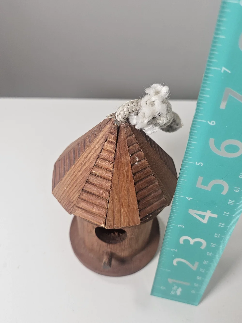Miniature Outdoor Amish Style Wooden Birdhouse